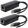 Pikkukuva 1 / 4: 2-pak Gigabit PoE -jakaja, 48V - 5V 2.4A Micro USB Ethernet -sovitin, toimii Raspberry Pi 3B+ -verkon IP -kameran ja muiden kanssa