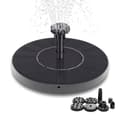 Fontän - Solcellsfontän / Vattenfontän Solcell - 16 cm black Svart
