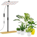Miniatyrbilde 1 av 6: Fullspektrum LED Vekstlys med Stativ, Høydejusterbart Innendørs Plantelys, Gulvlampe med 3T/9T/12T Timer, 3 Moduser og 10 Dimmenivåer