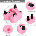 Miniatyrbillede 2 af 5: Elektrisk ballonpumpe, 3 i 1 elektrisk pumpe, luftpumpe oppustelig/deflator til svømmering, luftmadrasser, fest, fødselsdag, bryllup