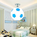 Miniatyrbillede 3 af 3: 20cm Fodbold Loftlampe - LED Loftlampe til Indendørs Bar, Børneværelse, Soveværelse blue