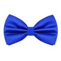 Herr Solid Färg Fluga Polyester Förknuten Bröllop Fluga Blue