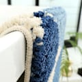 Miniatyrbillede 5 af 5: Skridsikker bademåtte, 45 x 65 cm grønne blade badeværelsesgulvmåtte super blød og vandabsorberende, maskinvaskbar mikrofiber badeværelsestæppe til badeværelse Colorful leaves