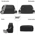 Miniatyrbild 2 av 5: Dammobiltelefon axelväska, äkta läder crossbody väska, dammobiltelefon väska för hängande, dam axelväska, små moderna väskor black