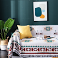 Miniatyrbillede 4 af 5: Sofa tæppe vendbart alsidigt sofa tæppe hyggeligt tæppe sengetæppe til sofa, lænestol og enkeltseng - 130 x 180 cm