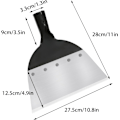 Miniatyrbilde 2 av 5: Hagespade, multifunksjonell rengjøringsspade, hageverktøy, hakke, for luking, rengjøring, isspade, snøfjerning Large