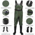 Miniatyrbillede 4 af 5: Natfiskeri Waders til Mænd Kvinder Jagt Bryst Waders med Støvler Vandtætte Åndbare Crosswater Waders(UK 7/EU 41) EU 41