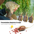 Miniatyrbillede 5 af 5: Pellet Feeder Inline Pellet Feeder Maddike Feedere til Karpefiskeri Grov 40g 40g