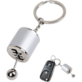 Miniatyrbillede 1 af 5: 1 stk. bilskifter nøglering, kreativ automatisk gearskifter model nøglering, bilskift formet metalnøgleringe, mand nøglering biltilbehør (sliver)