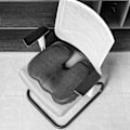 Miniatyrbilde 5 av 5: Minneskum seteputer for kontorstol, svart