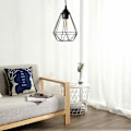 Miniatyrbild 4 av 5: Metallskärm Retro Svart Lampskärm för Kök Matrum Sovrum Hall (Svart)