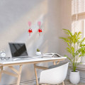 Miniatyrbild 5 av 5: 12 st hjärtformade väggkrokar, självhäftande väggkrokar för att hänga handdukar, klädhängare för badrum, handdukshållare i järn, förvaring, rosa