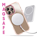 Miniatyrbild 3 av 5: Skal MagSafe för iPhone 16 Pro Baksida Kristallfärg, Roséguld