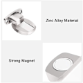 Pikkukuva 3 / 5: Vahva magneettinen ovenpysäytin Metalliovenpysäytin Raskaan ovenpysäytin 3M:n itseliimautuvilla piilokiinnitysruuveilla Lattiaan asennettava (hopea) Silver
