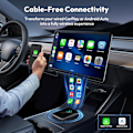 Miniatyrbillede 2 af 5: Trådløs CarPlay Adapter, 2024 Ny Trådløs Bluetooth CarPlay Dongle Plug & Play Adapter, Apple iPhone iOS 10+, Android 11+