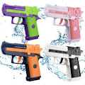 Miniatyrbild 1 av 7: 4-pack Vattenpistoler för Barn, Liten Vattenpistol för Barn, Rolig Vattenpistol Perfekt för Badleksaker för Barn 3-10, Läckagesäker Vattenspruta Vattenspel