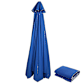 Miniatyrbillede 1 af 5: Bedst sælgende udskiftning stof haveparasol baldakin til 6/8 arm terrasse solparaply 50% tilbud Navy blue 300cmx6k