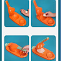 Miniatyrbillede 4 af 5: Manuel 2 i 1 Dumpling Maker, Dumpling Skin Maker, Dumpling Press Form, Køkken Dumpling Making Tool Orange 2stk
