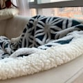 Miniatyrbild 3 av 5: Filt Soffa Gosig Filt - Varm Sherpa Flanell Soffa Överkast Filt, Tjock Soffa Filt Soffa Filt, Fluffig Filt för Soffa blue 130*160cm