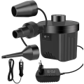 Miniatyrbild 1 av 5: Elektrisk luftpump, uppblåsare, tömmare, uppblåsare med 3 munstycken, hög effekt paddelpump för luftmadrass, uppblåsbara madrasser