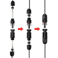 Pikkukuva 3 / 5: MC3 MC4 -aurinkopaneelin liittimien puristustyökalut 2,5/4,0/6,0 mm² + 20 kpl + 1 pari