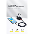 Pikkukuva 5 / 5: 120 W Supernopea PD Type C -latauskaapeli Samsung Xiaomi Huawei -matkapuhelimille, USB C -kaapeli, maksimivirta 6 A