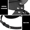 Pikkukuva 4 / 5: Masquerade Nahkainen Naamio Seksi PU Nahkainen Puolinaamio Kettu Catwoman Naamio Halloween Cosplay Kasvonaamari Punk Mysteerinen Silmänaamio Asu Asusteet