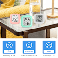 Miniatyrbillede 3 af 5: 3 stk. Mini Indendørs Termometer Hygrometer, Digital Termometer Hygrometer Indikator Nøjagtighed Rumtemperatur Monitor og Fugtighedsmåler