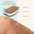 Miniatyrbilde 3 av 5: Utendørs Camping Sovepose med Hette Bærbar Splicebar Enkelt og Dobbelt Innendørs Sovepose, 1 kg