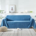 Miniatyrbilde 1 av 5: Sofaoverkast for 2/3/4 seter, sofaoverkast, sofapledd, bomull, vaskbar, sklisikker, smussavvisende pute, sofapledd 180*260cm