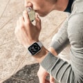 Miniatyrbild 5 av 5: Rem för Apple Watch-remmar 41mm 40mm 38mm, Dubbel magnetisk justerbar ersättningsband för iWatch Series 9 8 SE 7 6 5 4 3 2 1, Silver Silver