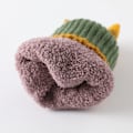 Miniatyrbilde 3 av 5: Vinter Termiske Hansker Kvinner - Berøringsskjerm Hansker, Strikket Tykk Fleece Foret Myke Votter Varme Ull Damehansker Telefonhansker Gaver Yellow