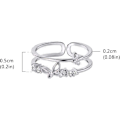 Miniatyrbillede 2 af 5: Til Min Datter Fidget Ring, Til Min Datter Butterfly Ring, Datter Gave Fra Mor Angstlindrende Ringe