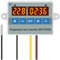Miniatyrbillede 1 af 5: ZFX-W3020 Digital Intelligent Temperaturregulator Termostat Timer Switch Modul -55-110 Celsius (AC 220V)