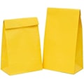 Miniatyrbilde 3 av 4: Gule papirfestposer (25 cm x 13 cm) 12 stk. - Perfekt for feiringer og arrangementer Yellow