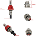 Miniatyrbillede 3 af 5: Gulvvarme flowmeter til vandgulvvarmemanifold, vandflowindikator