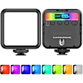 Pikkukuva 1 / 5: Videovalo RGB, VL49 Kameravalo Mini 360° Täysväri, Valokuvausvalot Latautuva 2500K-9500K, Led-paneeli Valokuvausvalaistus