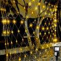 Miniatyrbillede 1 af 5: 3m x 2m 200 LED Have Net Lyskæde, Netdrevet Vandtæt med 8 Tilstande & Timer Net Gardinlys Varm Hvid White
