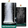Miniatyrbillede 3 af 5: Akvarie Luftsten Nano Boble Sten Kit med Kontrolventil Stille Super Høj CO2 Opløst Oxygen Diffuser(100mm)
