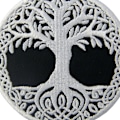 Miniatyrbilde 2 av 4: 5PCS Broderte sko, hatt og veskelapper Livets tre i norrøn lapp brodert merke strykes på sy på emblem