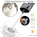 Miniatyrbilde 3 av 4: Mini elektrisk visp, melkeskummer, blender, mini skummer, mini kaffervisp