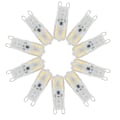 Pikkukuva 2 / 4: 10 X G9 5W Himmennettävä LED-kapselilamppu lampun vaihtoon AC220-240V, valkoinen