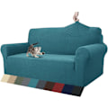 Miniatyrbillede 1 af 5: 1 stk. sofabetræk til 3-personers sofa, højelastisk sofaovertræk, kæledyrsvenligt, skridsikkert møbelbeskytter (blå)