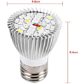 Miniatyrbilde 2 av 5: Grolampe, LED-grolampe 10W E27 Høy effekt Full Spectrum LED-panel Drivhus Hydroponisk plante Grolampe Innendørs dyrkingslampe