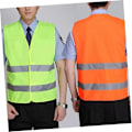Miniatyrbillede 4 af 5: 22×27 tommer Høj Synlighed Sikkerhedsvest Bulk Reflekterende Mesh Sikkerhedsvest til Mænd Kvinder Arbejde Cykling Løber Neon, Orange