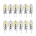 Tomshine G4 LED pærer 12-pak varm hvid