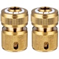 Miniatyrbillede 1 af 5: Messing Hurtigkoblinger til Havevandslange, Hurtigkoblinger til Havevandingsslange 1/2\" Hurtigkoblinger