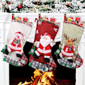Miniatyrbild 1 av 5: Julstrumpor Julklappsstrumpor Stora Hängande Strumpor Karaktär Tomte Snögubbe Rensa Snöflinga Julgran Staket Söta Strumpor