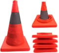 Hopfällbara trafikkoner hopfällbara 30 cm orange multifunktionell säkerhetskon 30cm