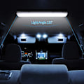 Miniatyrbild 5 av 5: PCS 108 Ljusramp - LED-bilens innerbelysning - 9W LED-ramp med strömbrytare för husbil/skåp/bil/lastbil/taklampa